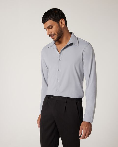 Slim Travel Shirt, Grey, hi-res